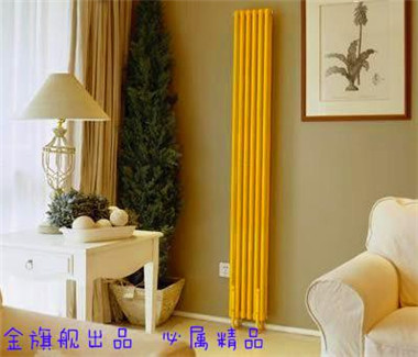 家用暖氣片安裝圖-客廳暖氣片安裝效果，金旗艦出品