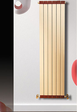 銅鋁復合暖氣片75x75廚房安裝效果圖