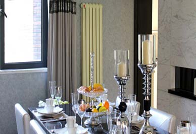 金旗艦鋼制暖氣片安裝效果圖展示