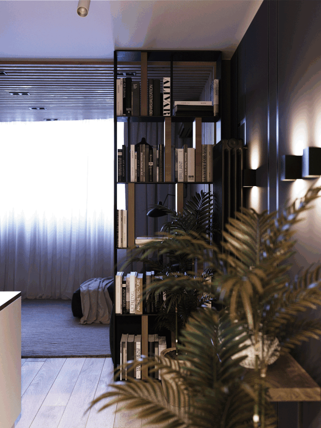 輕奢與空間感！39平米一居室裝修得當如此巧妙！